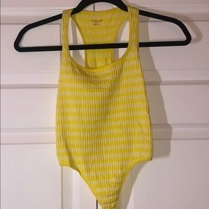 urban outfitters out from under yellow body suit